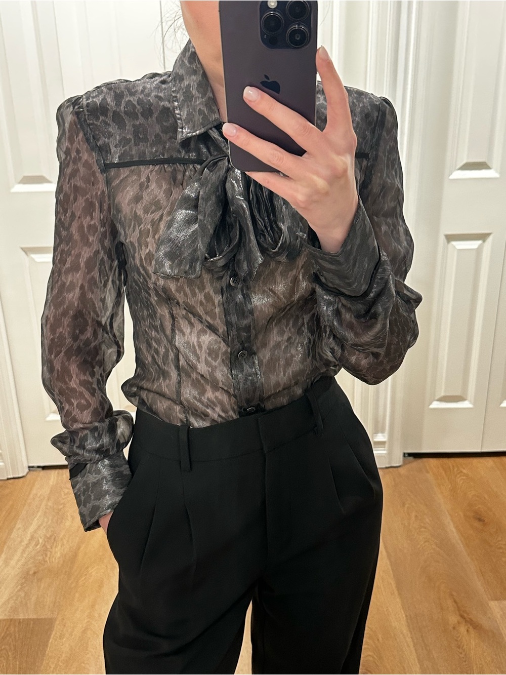 Vintage 2000s D&G silk blouse